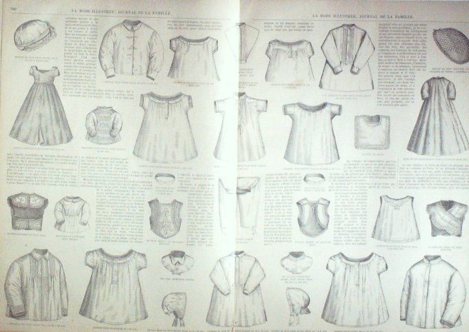 Journal Mode illustrée 1869 # 38 Costumes d'automne