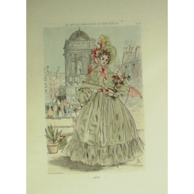 Mode Féminine époque 1838 (H.Boutet)