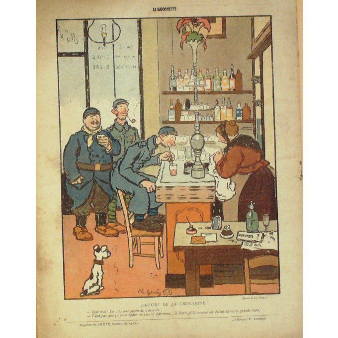 La Baionnette 1916 n°038 (Les loustics) BOFA HUARD CAPPIELLO ALLIER LEROY GENTY