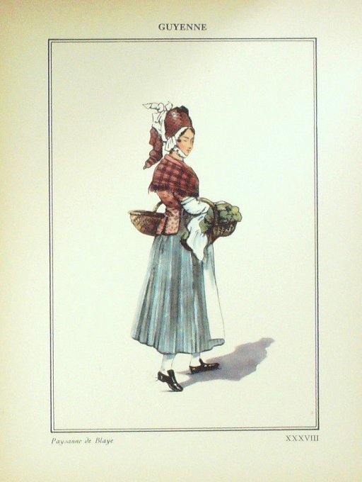 Nouvelle-Aquitaine Guyenne Blaye Paysanne 1920