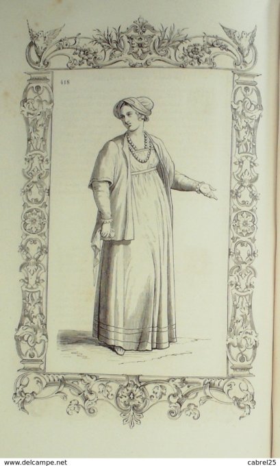 Croatie ESCLAVONNE femme Dalmate 1859