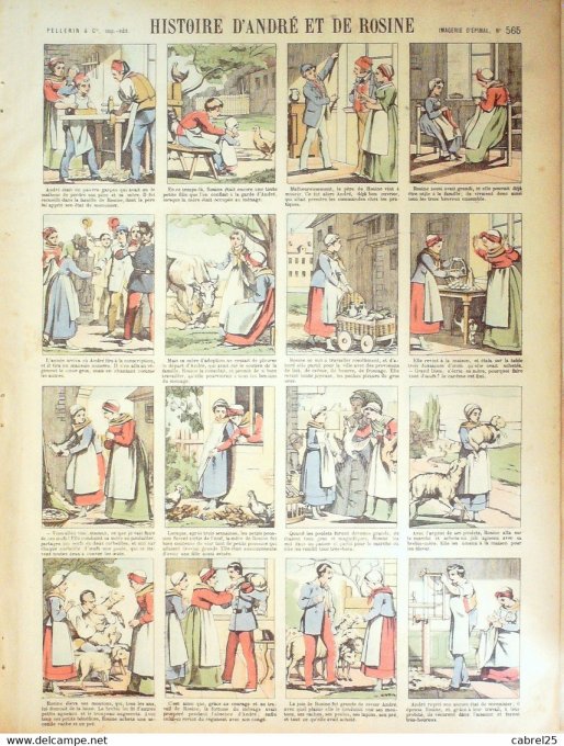 Histoire d'andre & Rosine (Pellerin d'epinal)