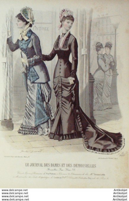 Journal des Dames Demoiselles 1879 # 1609 (Maison Plument)