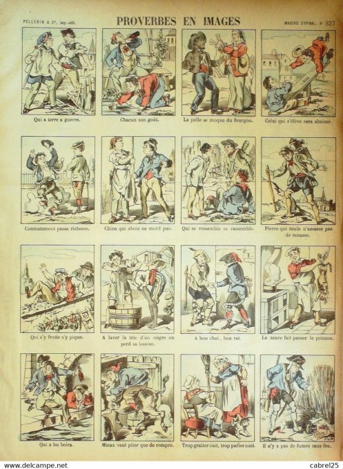 Proverbes En Images  (Pellerin d'epinal)