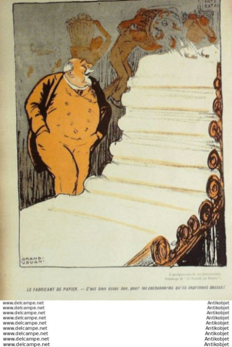 L'Assiette au beurre 1907 # 321 Le sabotage Grandjouan