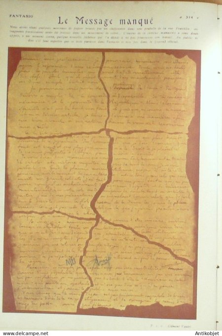 Fantasio 314 1920 Benito Vallee Gerbault pecoud Milliere Mirande Bataclan