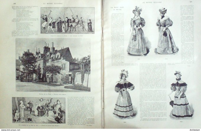 Le Monde illustré 1893 n°1891 Amanvillers (67) Saint-Ail (54) Bellevue (59) Russie Moscou Kodinskoé-