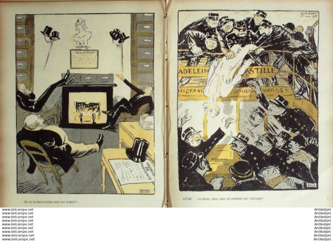 L'Assiette au beurre 1907 # 321 Le sabotage Grandjouan