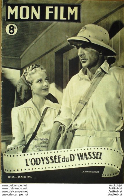 L'odyssée du Dr Wassel Gary Cooper Carol Thurston Dennis O'keefe