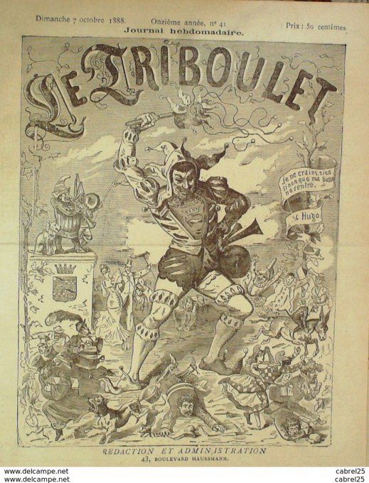 Le Triboulet 1888 n°41 ROLAND GRELOT BARABANDY