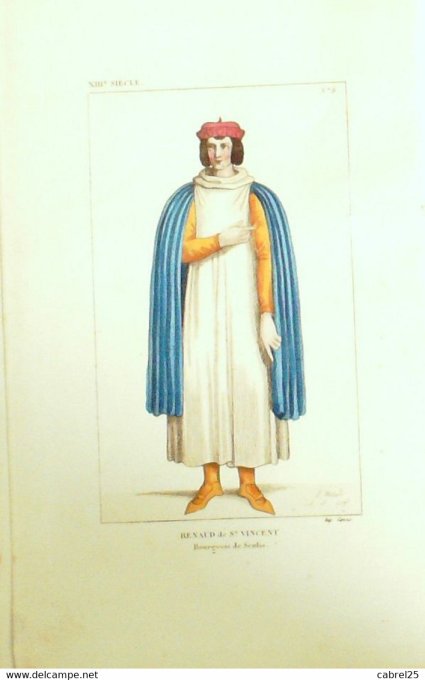 Renaud de St-Vincent Bourgeois de Senlis 13ème 1852