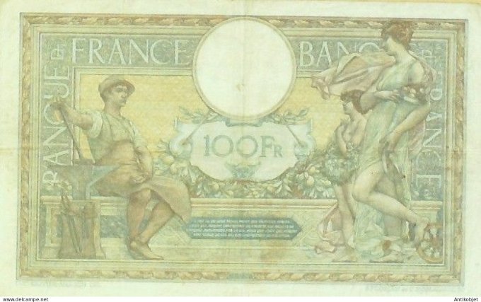 Billet Banque de France 100 francs Luc Olivier Merson G.3=10=1919 TTB
