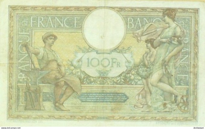 Billet Banque de France 100 francs Luc Olivier Merson G3=10=1919 TTB