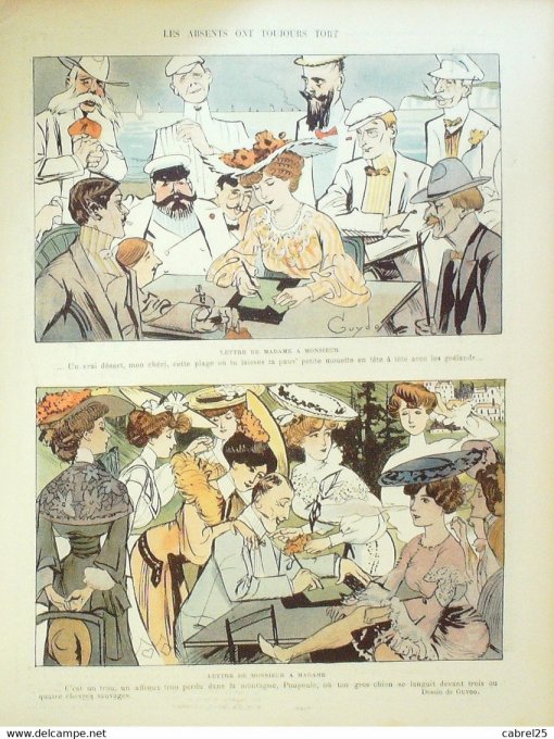 Le Rire 1903 n°30 Métivet Burret Mirande Guydo Jeanniot