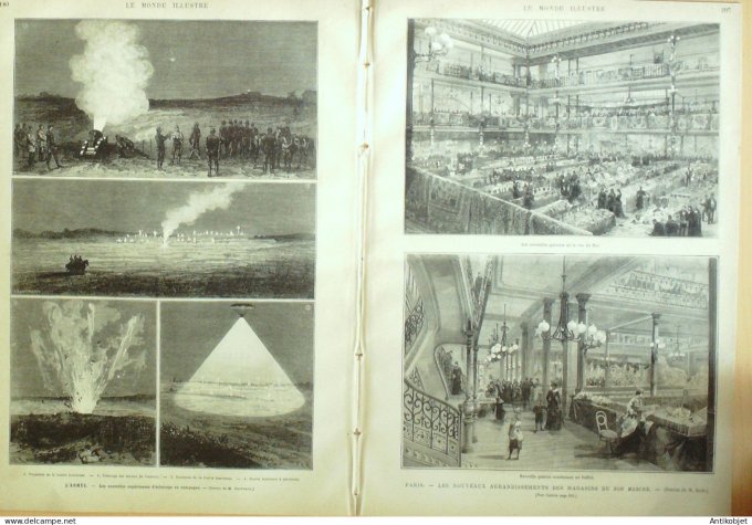 Le Monde illustré 1880 n°1227 Polynésie Tahïti Pomaré V Madrid Alphonse XII