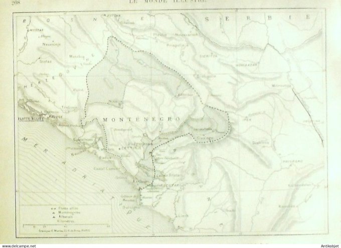 Le Monde illustré 1880 n°1227 Polynésie Tahïti Pomaré V Madrid Alphonse XII