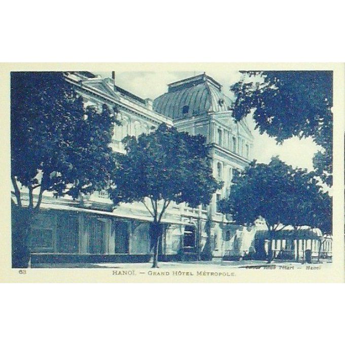 Cpa Viet-Nam Hanoi Hôtel Metropole 1920