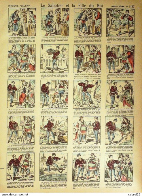 Le Sabotier & La Fille Du Roi (Pellerin d'epinal)