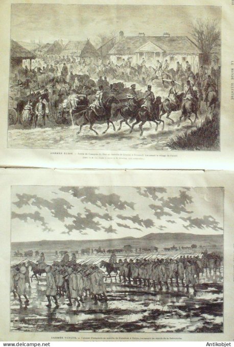 Le Monde illustré 1877 n°1040 Pouliguen (29) Gagny (93) Bulgarie Rutschuk