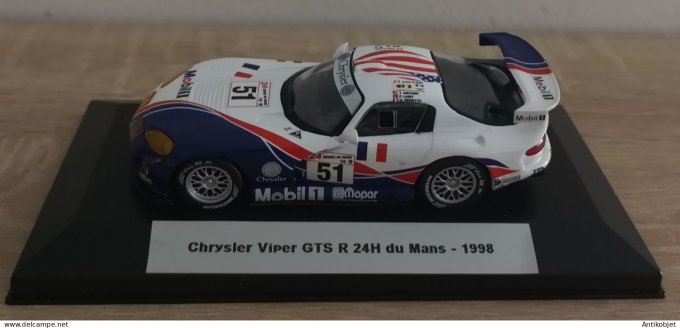 Chrysler Viper Gts Le Mans # 51 1998 IXO 1/43