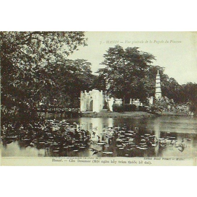 Cpa Viet-Nam Hanoi Hôtel Metropole Pagode Du Pinceau 1911