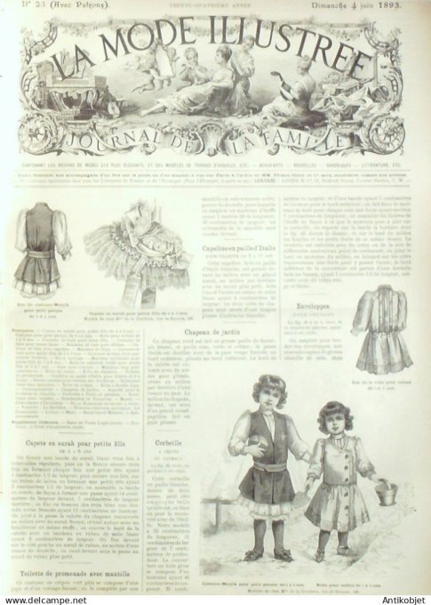Mode illustree 1893 Lot de 10 journaux