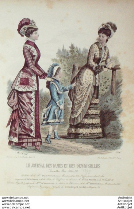 Journal des Dames Demoiselles 1879 # 1614 (Maison Degon-Pointude)
