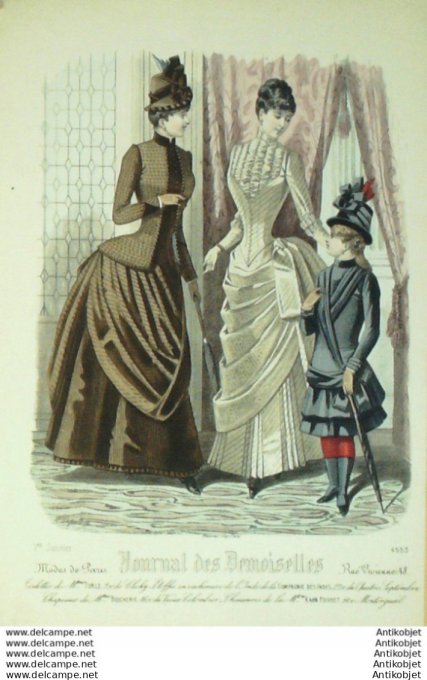 Journal de Demoiselles 1886 # 4553 (Maison Turle)