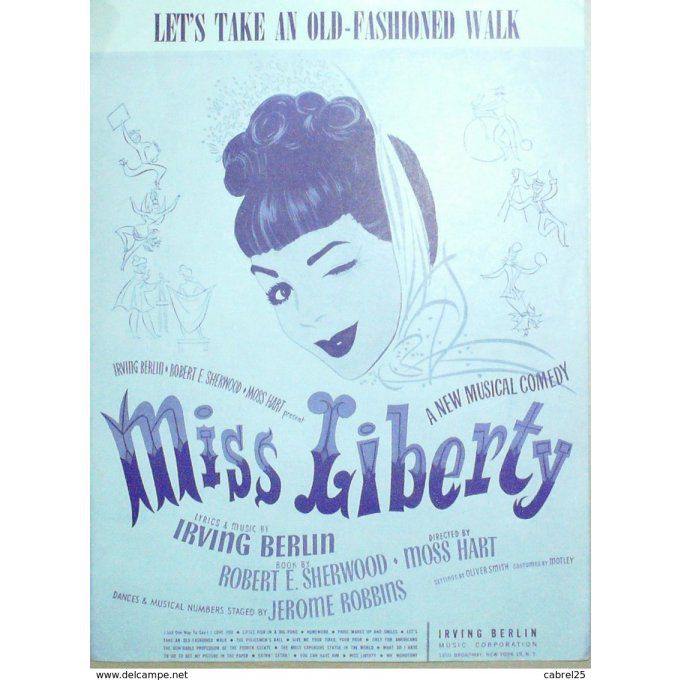Berlin Irving Miss Liberty Let's Take An Old 1949