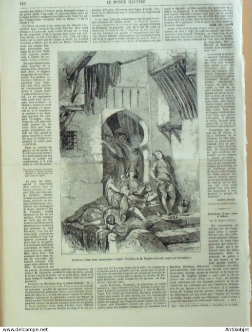 Le Monde illustré 1860 n°151 Maroc Guerre Belgique Anvers Brou (01) Turquie Bachi-Boujouk