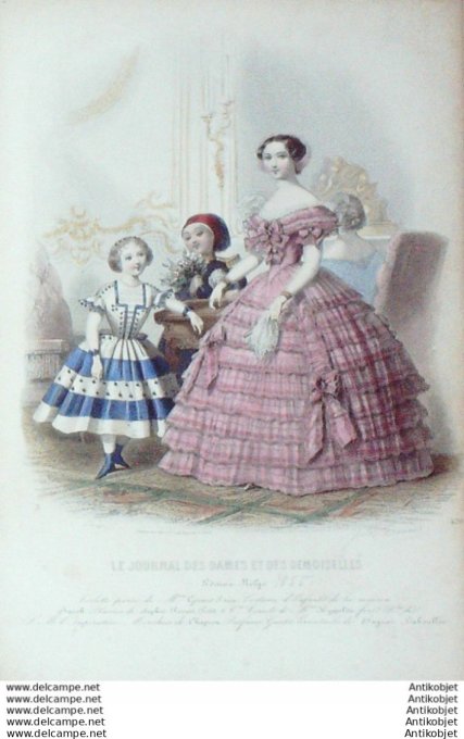 Journal des Dames Demoiselles 1855 # 420 (Maison Jacob)
