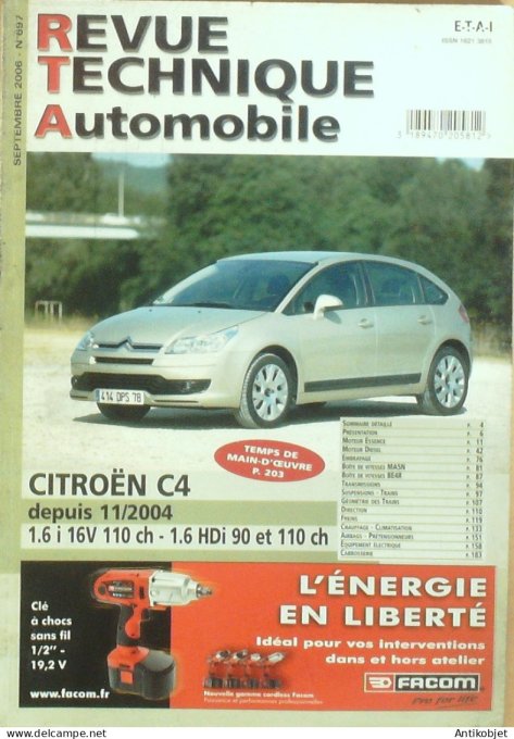 Revue Tech. Automobile 2006 n°697 Citroen C4