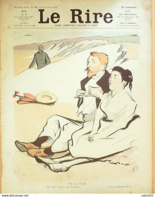 Le Rire 1903 n°32 Hermann Roubille Faivre Sottlog Delaw Iribe