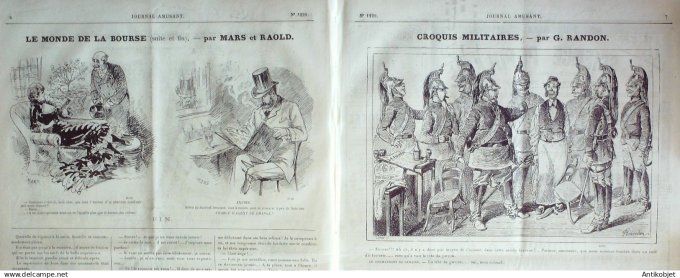 Le Journal Amusant 1880 # 1229 Voyage au long cours par Leonnec,