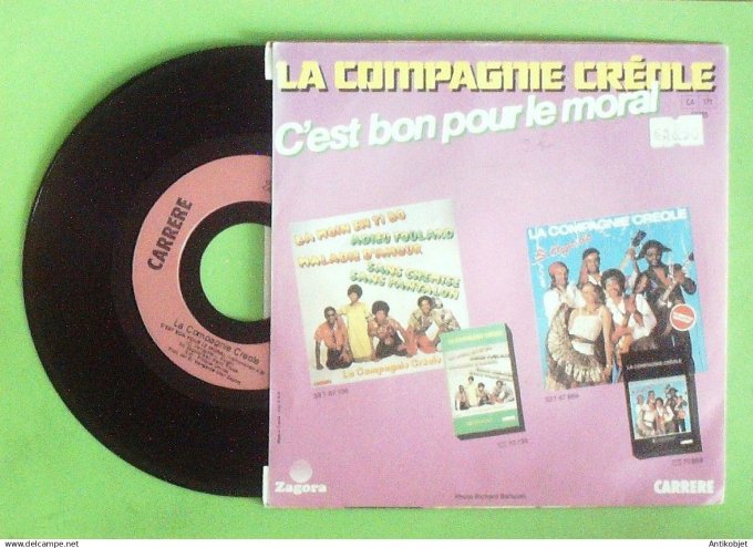 La Compagnie Créole 45T SP C'est bon pour le moral 1982