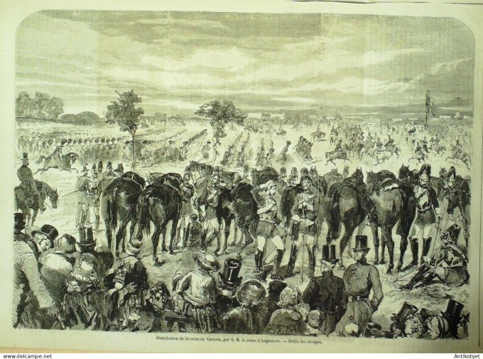 Le Monde illustré 1857 n° 13 Mans (72) Algérie Sik-el-Meddour Souk-el-Arba Toulon (83)