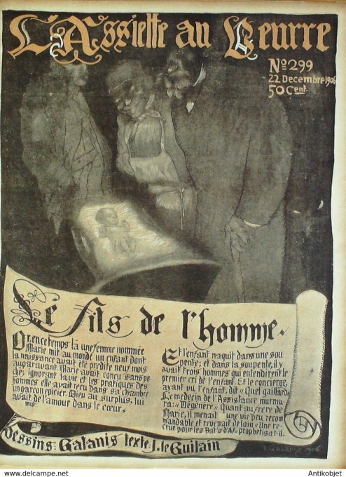 L'Assiette au beurre 1906 n°299 Le fils de l'homme Galanis