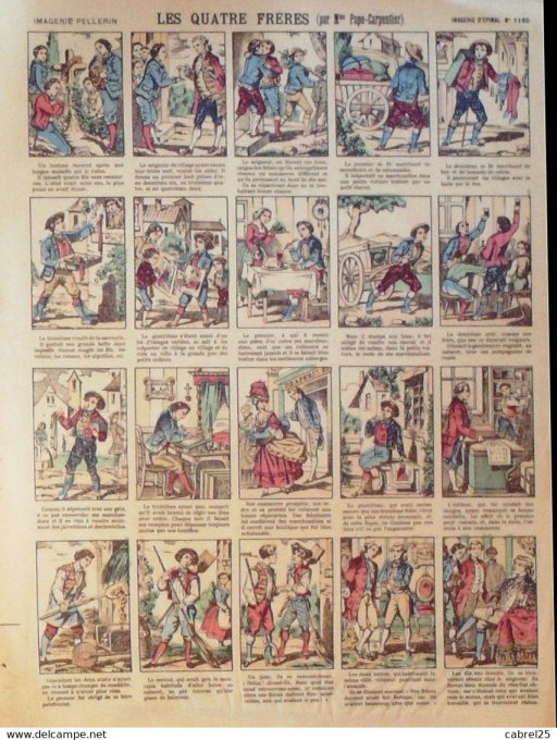 Quatre Freres Pape Carpentier (Pellerin d'epinal)