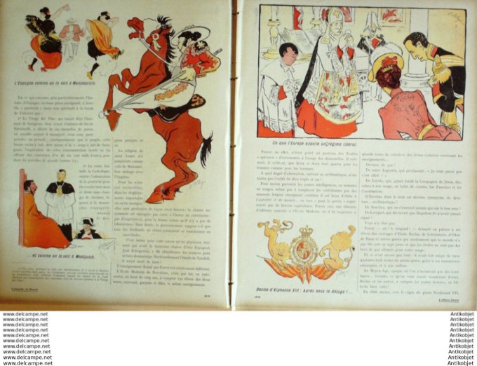 L'Assiette au beurre 1907 # 305 L'affaire Ferrer Ostoya Malato