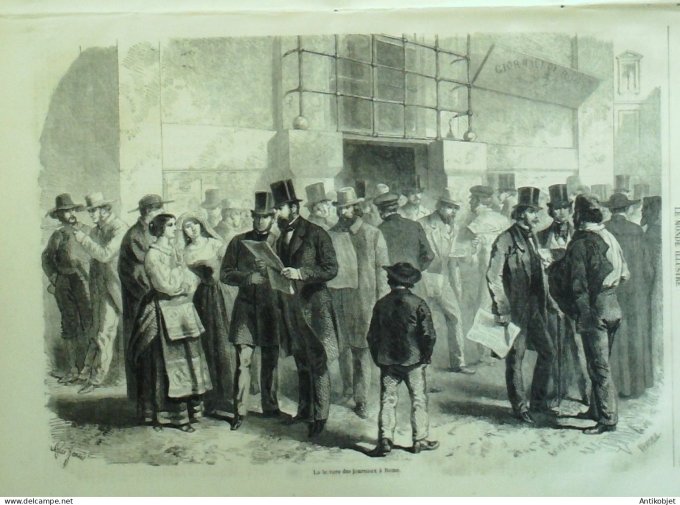 Le Monde illustré 1860 n°157 Monaco (98) Nice (06) Cap-Town & Bonne Espérance Italie Turin