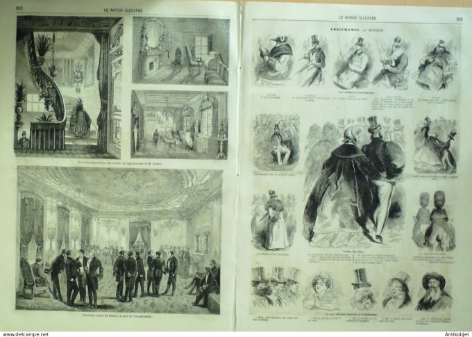 Le Monde illustré 1860 n°157 Monaco (98) Nice (06) Cap-Town & Bonne Espérance Italie Turin