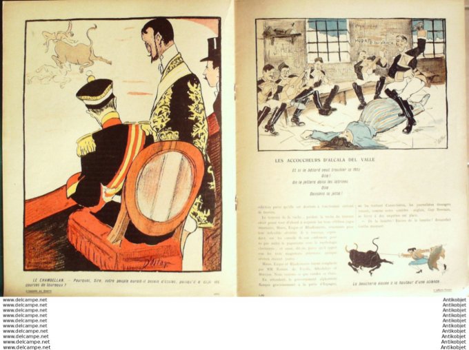L'Assiette au beurre 1907 # 305 L'affaire Ferrer Ostoya Malato