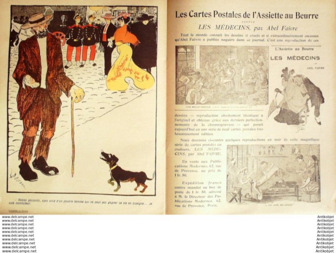 L'Assiette au beurre 1907 # 305 L'affaire Ferrer Ostoya Malato