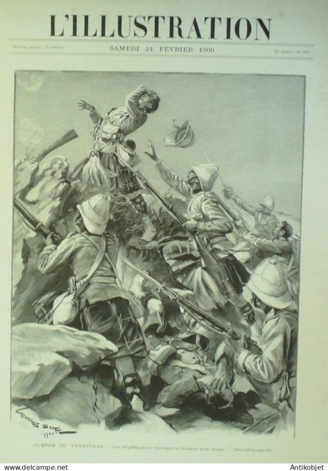L'illustration 1900 n°2974 Afrique-Sud Waterval Coleskop Algérie Oran Ambassadeurs Ottoman