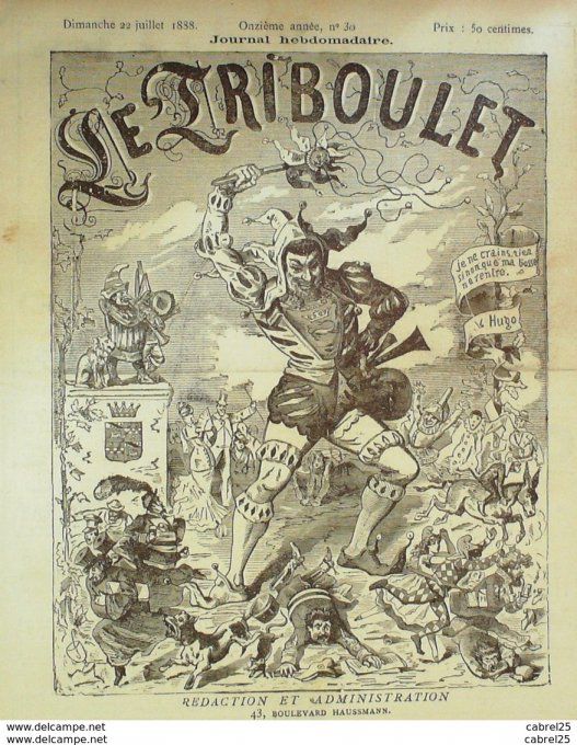 Le Triboulet 1888 n°30 LILIO BLASS GRELOT ROLAND