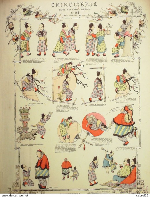 Chinoiserie (Pellerin d'epinal) Chine