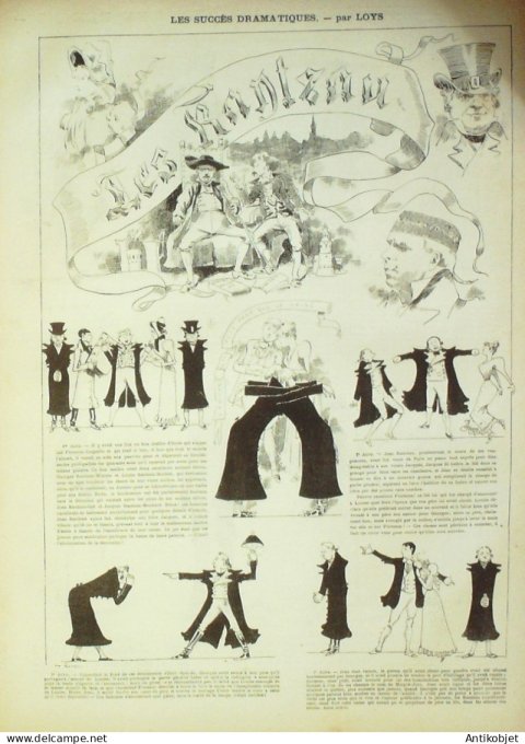 La Caricature 1882 #122 Tableau vie militaire DranerLoys Draner Trock
