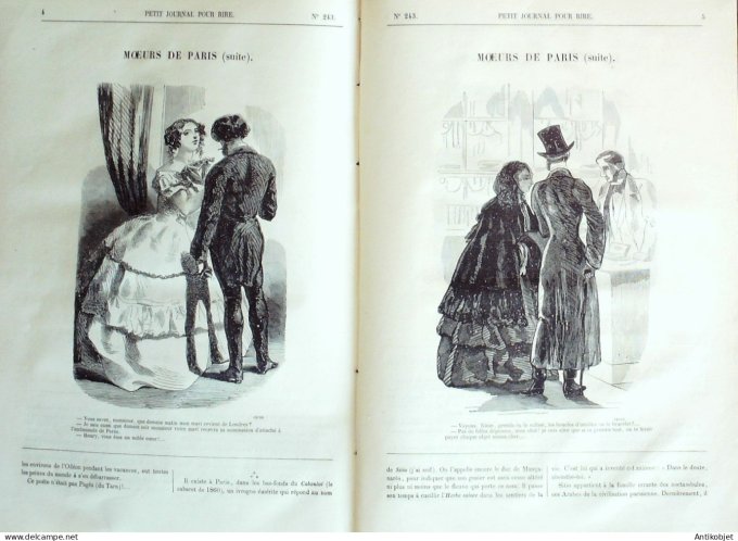 Petit journal pour Rire 1859 # 243 Le Terme Grevin