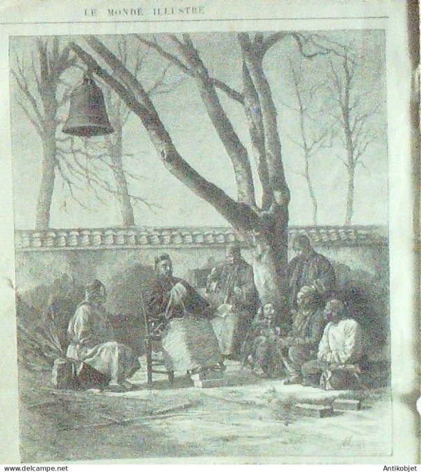 Le Monde illustré 1877 n°1079 Tahiti reine Pomaré Moorea Chine Ho-Nan