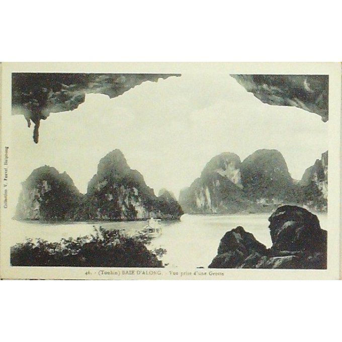 Cpa Chine Tonkin Baie D'along 1920
